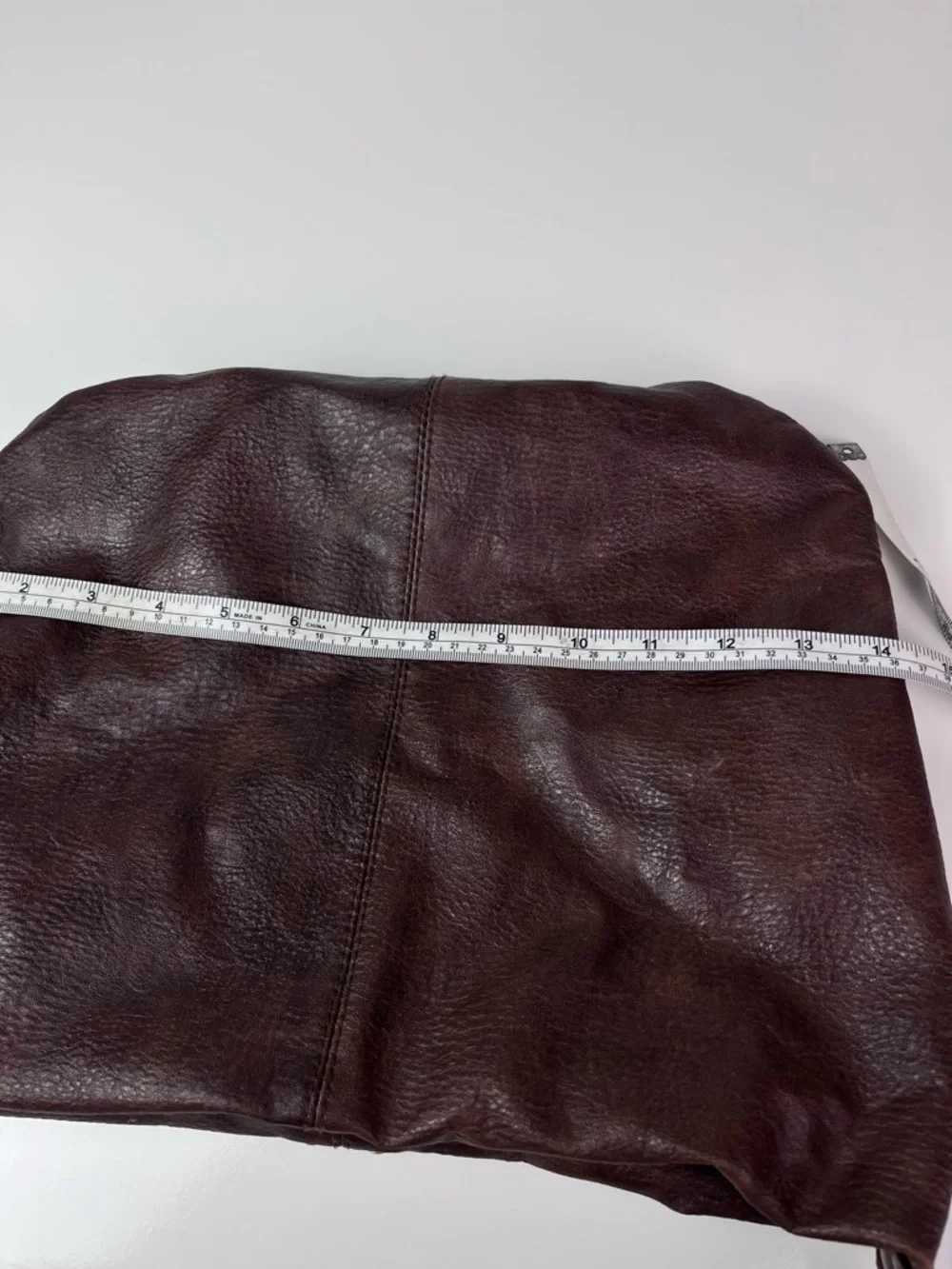Roxy Brown Faux Leather Hobo Bag Aztec Woven Strap Gold toned Studded Y2K